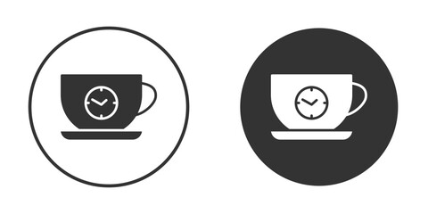 Break icon clipart element. stroke art design graphics