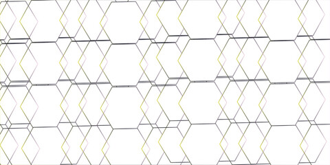 Fototapeta premium Modern colorful background textured with abstract hexagon pattern.honeycomb gold cube hexagon concept design abstract technology background vector background, 