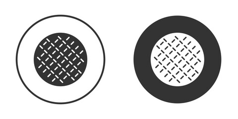 Anti skid feet icon clipart element. stroke art design graphics