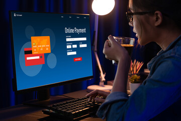 Online payment platform for brisk money transfer on the internet netowrk