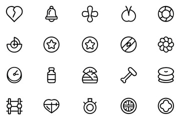 set of vector icons