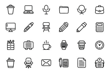 business icons set
