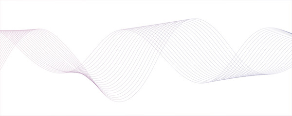 Abstract lines on a white background with a dynamic waveBackground lines wave abstract stripe design. Creative line art. Gray waves with lines. Vector waves background. Curved wavy line.