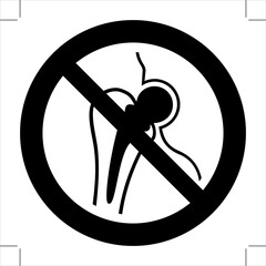 ISO 7010 Standard Prohibition...