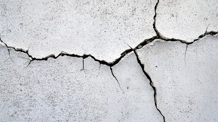 Obraz premium Close-up of weathered concrete surface background, cracks and chips