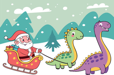 Santa’s Dino Sleigh Ride