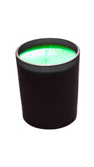 Black and Green Candle Vector Made From Original Photo
