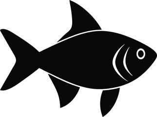Obraz premium Congo Tetra silhouette vector art illustration