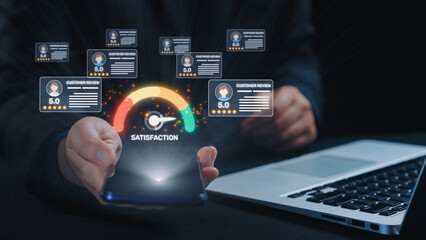 Customer experience review analysis, customer satisfaction improvement, feedback data evaluation,...