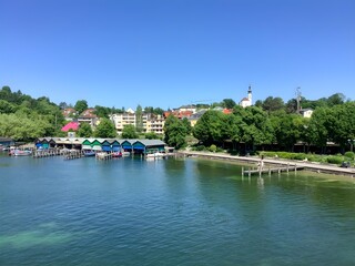 Panoramic view of Lake Starnberg, Bavaria