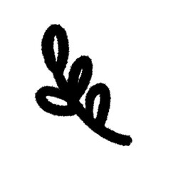 branch leaf png outline cute cartoon drawing freehand and handwrite design clipart and kwaii doodle element