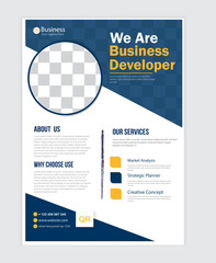  Corporate flyer design creative and modern template layout.

