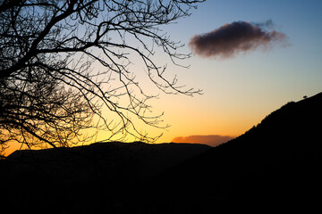 Sunset in Keswick, England