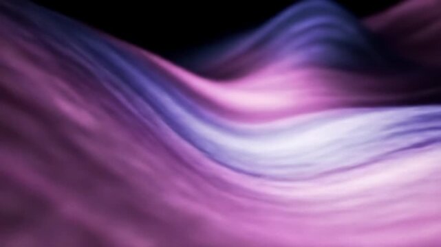 Abstract fluidic purple and blue design
