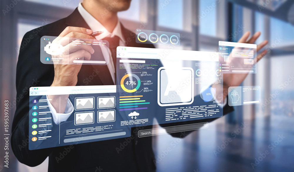Poster ai assistant with llm, big data, machine learning, and generative ai powers prompt engineering and s