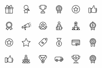 Great for HR materials, sales incentives, loyalty programs, and promotional graphics—this set celebrates personal and organizational benefits