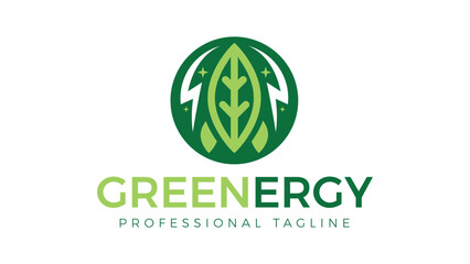 Green Energy Logo, Green Rocket Logo