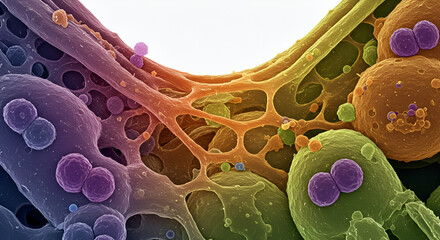 SEM of stigmatic papilla cell junctions in Verbena