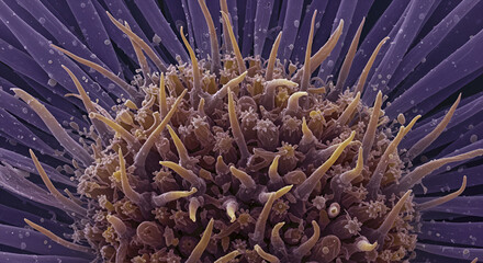 SEM of Trichome Distribution in Alpine Aster