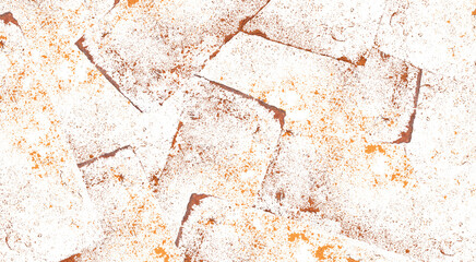 Distressed Red Clay Brick Grunge Texture Overlay Effect. Authentic Urban and Rustic Feel, Ideal for Background Layers, Architectural Renderings, or Vintage Design Projects.