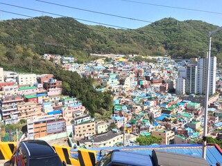 aerial view of the city