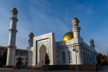 Central Mosque in the Kazakh city of Almaty