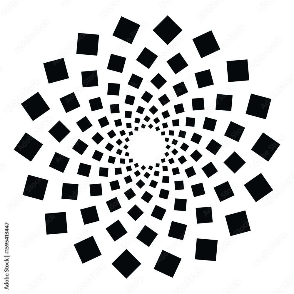 Poster abstract square pattern on transparent backdrop a modern and geometric design element for creative p