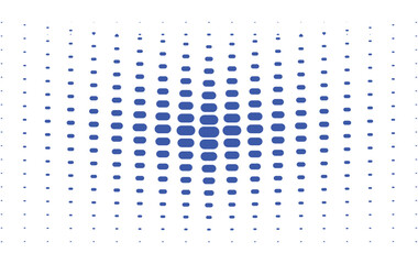 Blue Dot Halftone Gradient Vector Art A Smooth Transitioning Pattern with Circular Dots for Modern Backgrounds and Subtle Visual Textures in Design Projects