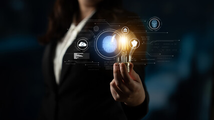 Biometric identity system using fingerprint and facial recognition to secure cloud access, protect...