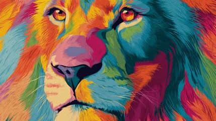 pop-art comic animal artwork 