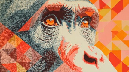 pop-art comic animal artwork 