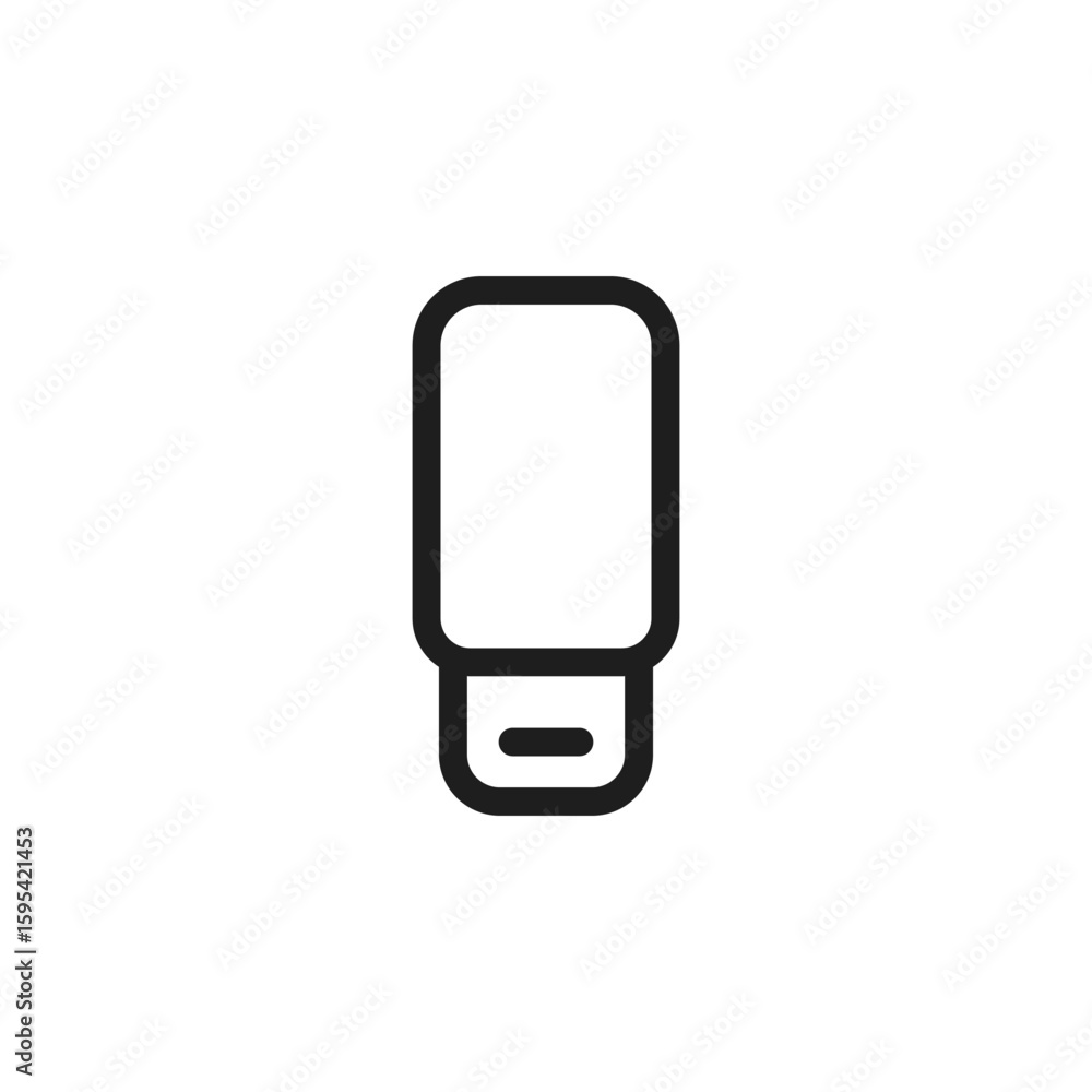 Poster usb icon is designed in a visually appealing and easily recognizable style. it’s suitable for variou