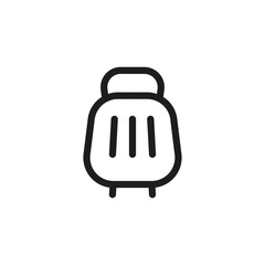 suitcase icon is designed in a visually appealing and easily recognizable style. It’s suitable for various visual needs such as apps, digital media, or other graphic design projects
