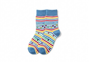 socks  on white background