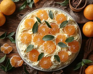 Delicious Mandarin Orange Cream Cake: A Festive Dessert