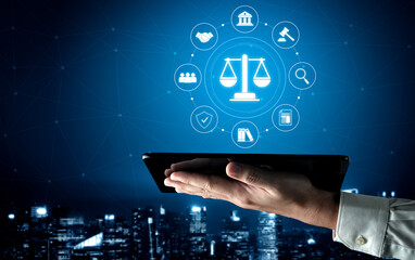 Justice system ensures legal governance and fairness. Justice system protects rights, system...