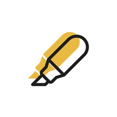 marker icon is designed in a visually appealing and easily recognizable style. It’s suitable for various visual needs such as apps, digital media, or other graphic design projects