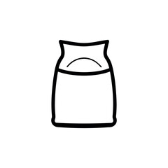 Fertilizer Bag Illustration for Gardening Supply and Plant Nutrition Concept