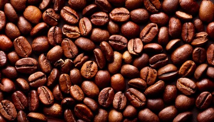 Fototapeta premium roasted coffee beans background