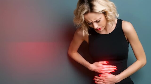 Abdominal discomfort: woman pain, lower abdomen ache, female health issue, menstrual distress, cystitis irritation, bladder inflammation, pelvic sensation, reproductive concern, urinary distress.