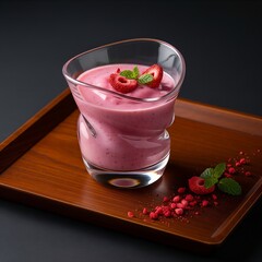 yogurt with strawberries