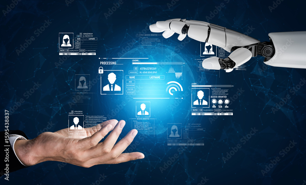 Poster ai safeguards digital identity with smart authentication, secure login systems, and virtual assistan