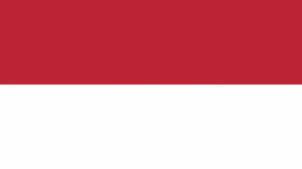 Obraz premium Red and white horizontal flag design simple