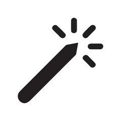 Magic Wand Icon  A Sparkling Digital Design Element