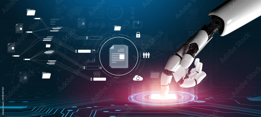 Poster ai organizing document system, streamlining file access, automating document flow, and managing secu
