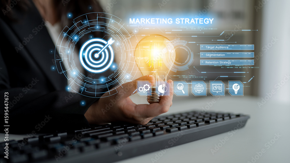 Aufkleber target audience analysis enhances marketing with segmentation, smart profiling, and personalized str