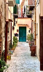 narrow street in venice