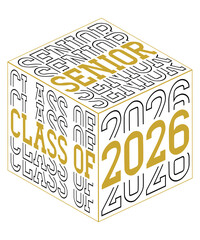 Senior Class of 2026 SVG, Graduation SVG