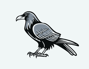 Obraz premium Raven illustration vector