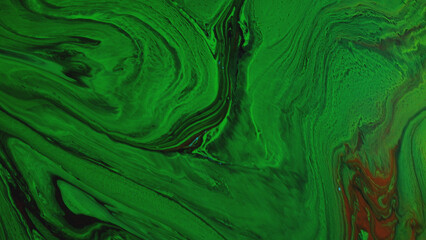 Magnificent water-based paint textures captured close-up of the magnificent marbling art